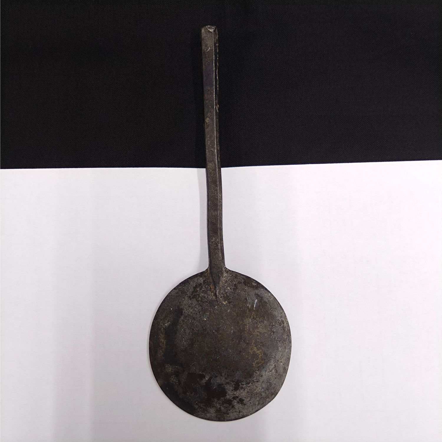 オランダ 18世紀 ピュータースプーン 錫製 17cm Pewter spoon