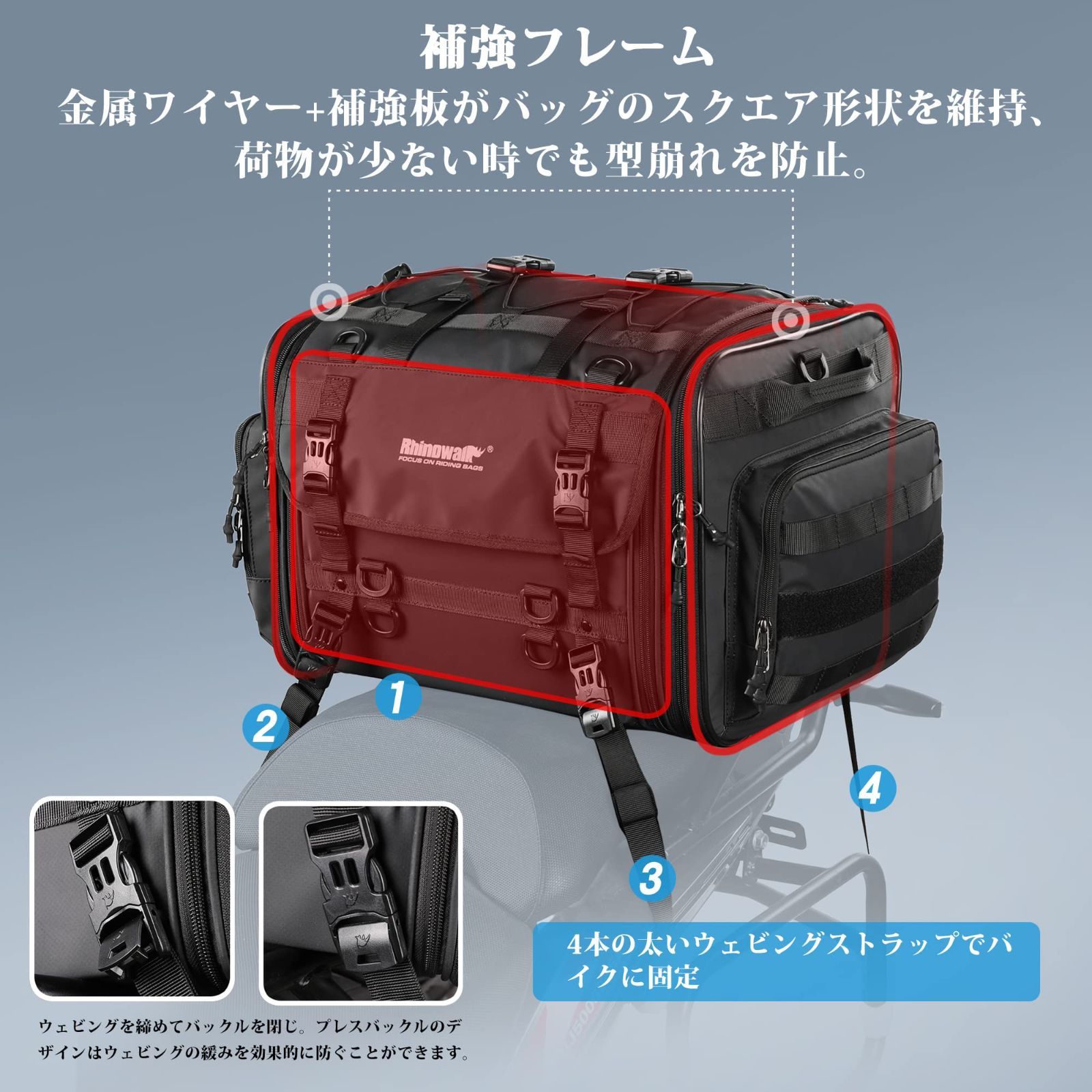 ツーリングシートバッグ