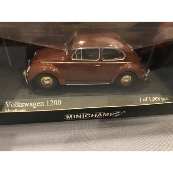 Volkswagen 1200 1953 色 Brown メーカー ミニチャンプス 1|43ミニカー