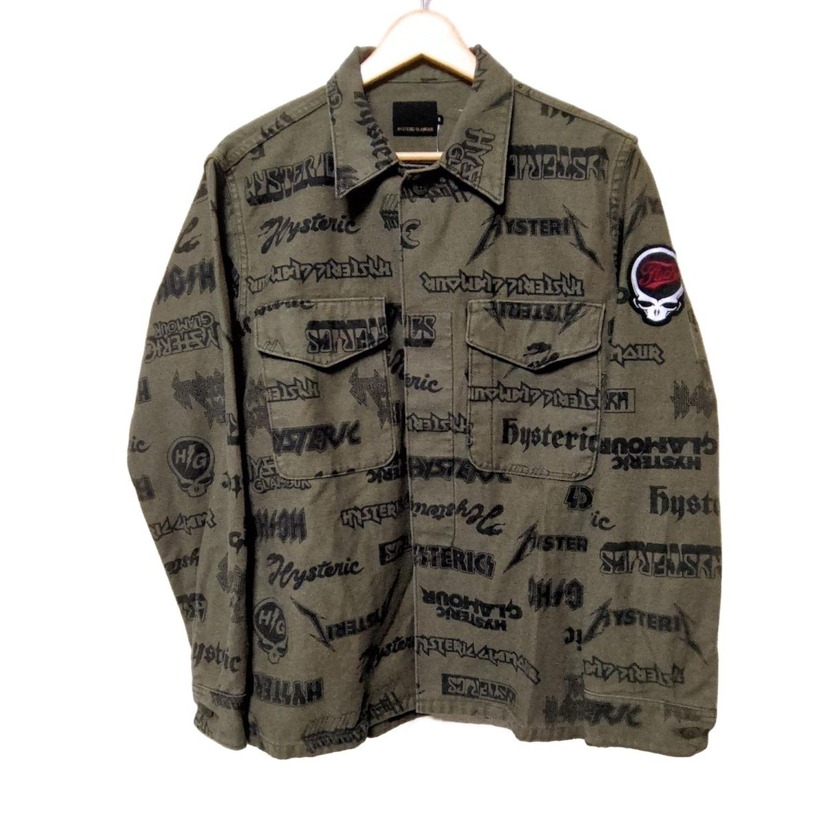 n21.  ヒステリックグラマー　長袖シャツメンズSサイズ HYSTERIC GLAMOUR(ヒステリックグラマー) 長袖シャツ サイズS