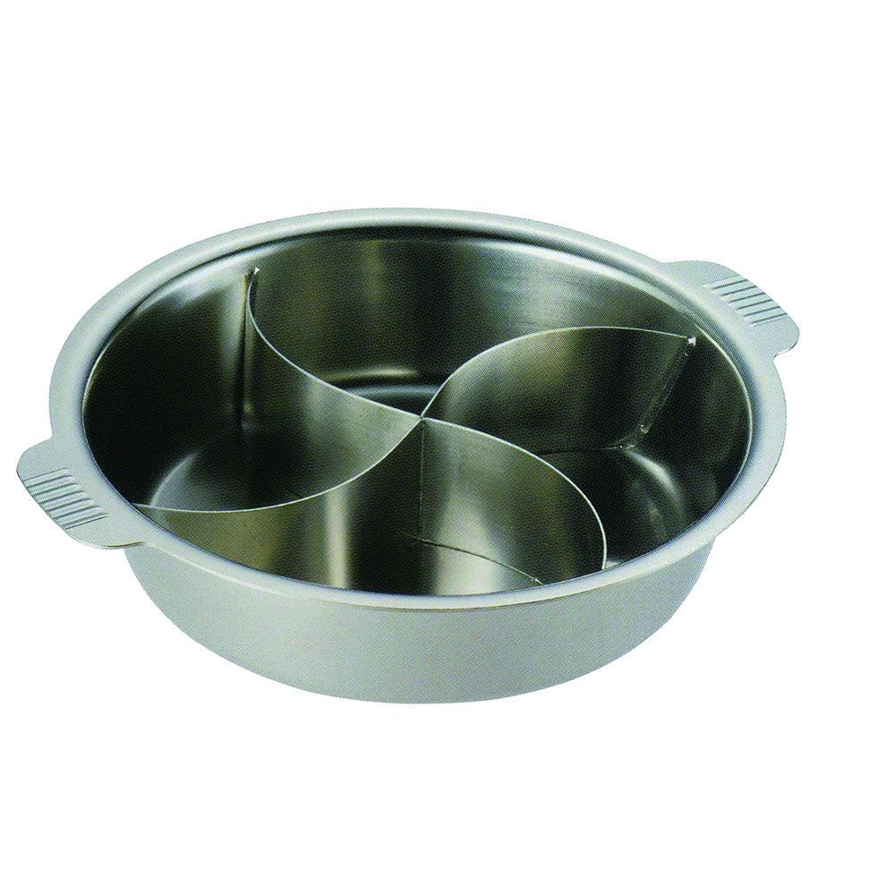 和田助製作所 SW ちり鍋 4仕切 33cm （1点） 和田助製作所 SW ちり鍋 4