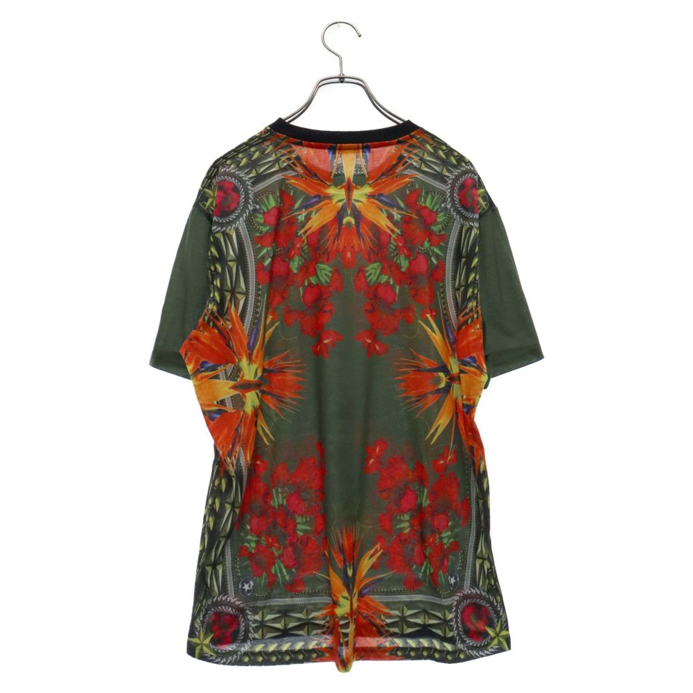美品　総柄　GIVENCHY カットソー46 Givenchy Star Neckline Floral Print T-Shirt M Medium Cuban