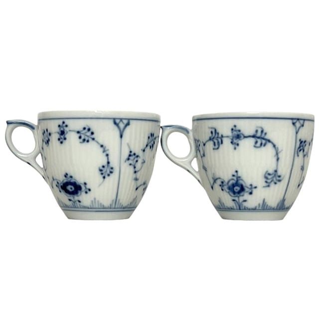 ロイヤルコペンハーゲン２種4枚セット ロイヤルコペンハーゲン カップ＆ソーサー 2脚 セット 節約 ホワイト