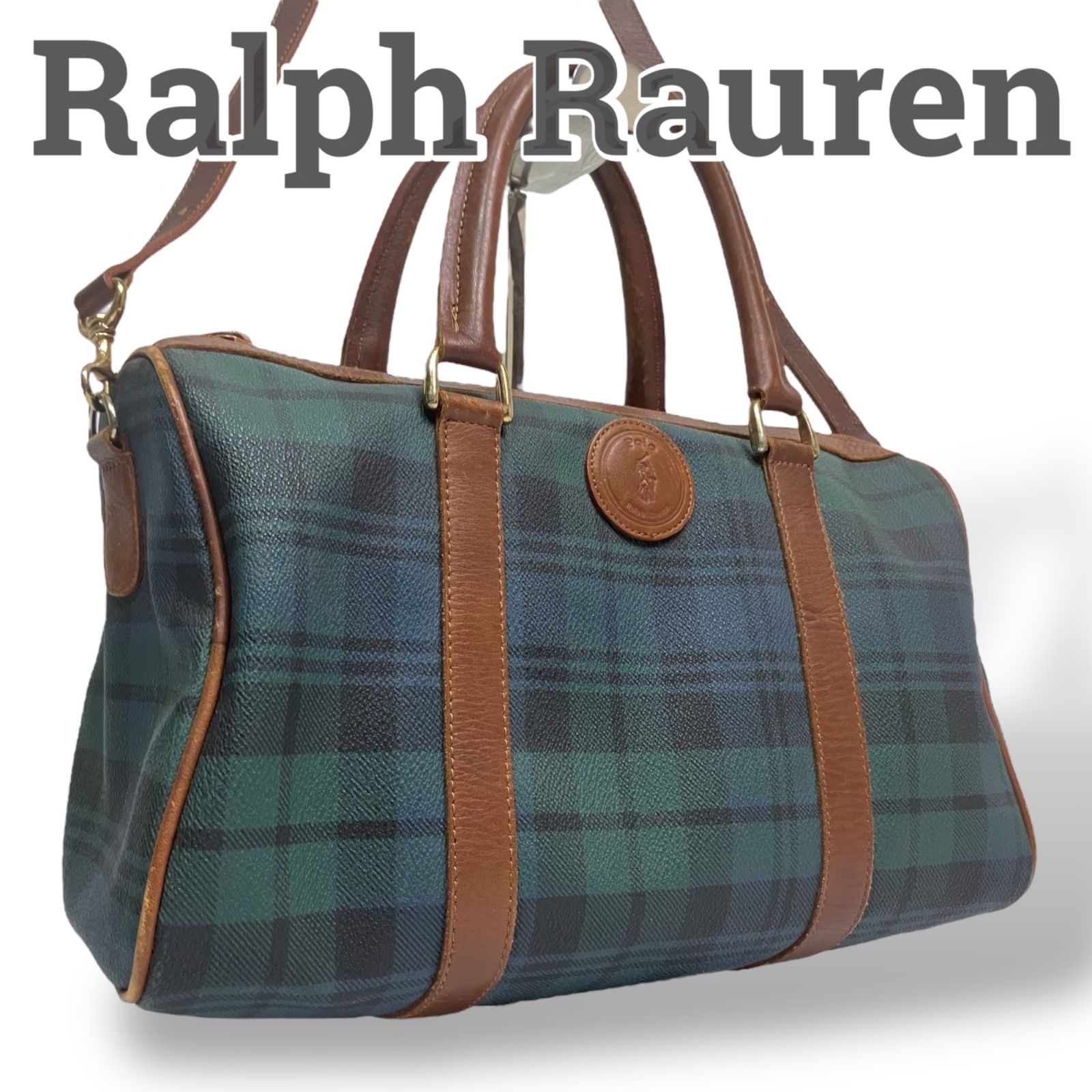 外見 Ralph lauren ラルフローレン ポロ PVC ハンドバッグ ボストンバッグ 斜め掛け 2way バッグ 防水 財布収納 大容量 レディース メンズ お出かけ 日常使い ブランド 訳あり
