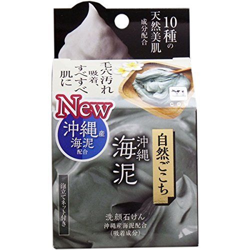 牛乳石鹸共進社 自然ごこち 沖縄海泥 洗顔石けん 80g - メルカリ