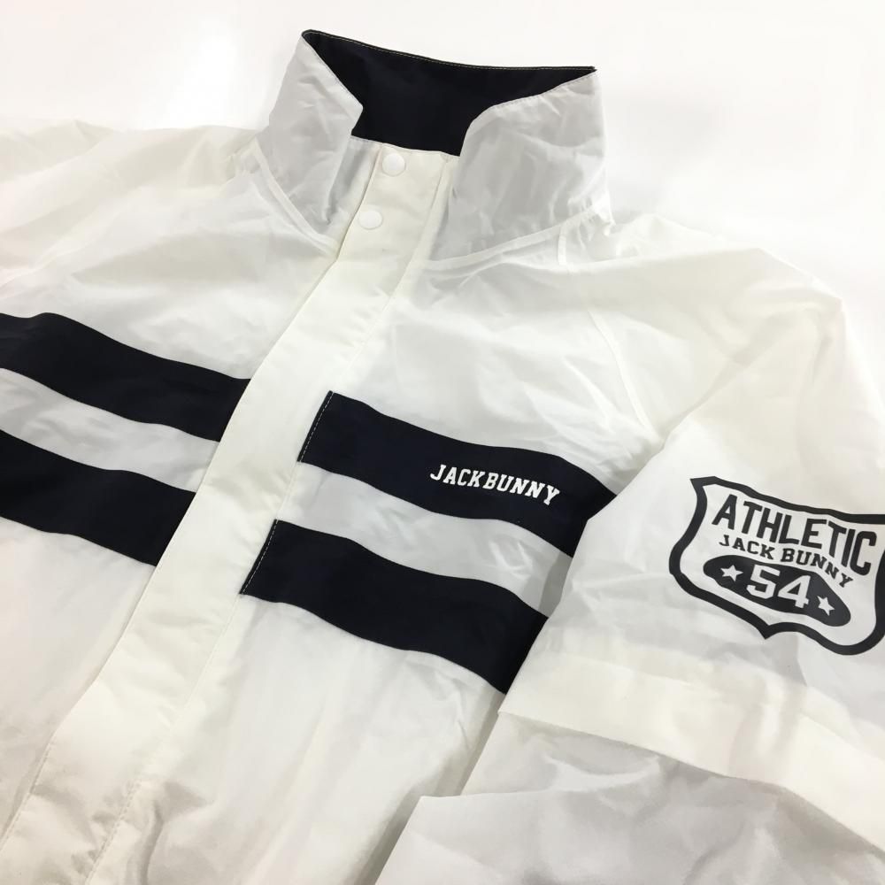 JACK BUNNY ネイビー/ホワイト レインウェア レインブルゾン (MENS) | Jack Bunny!!（ジャックバニー