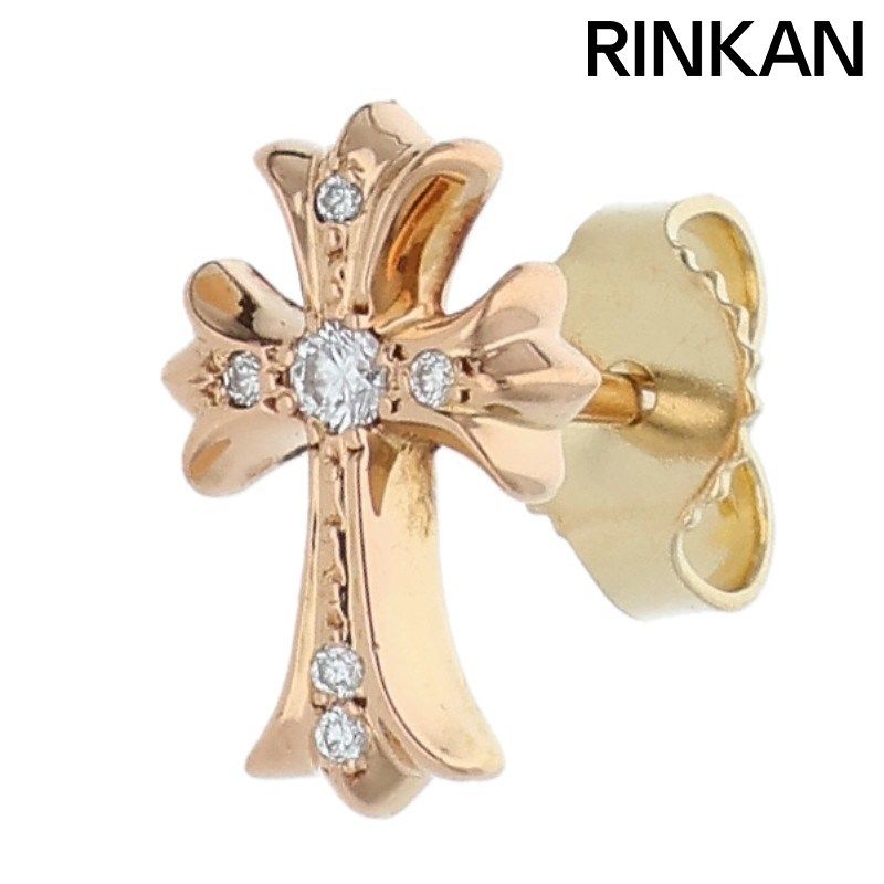 クロムハーツ 22K CH CRS 2 FAT P/DIA/CHクロスファットスタッド