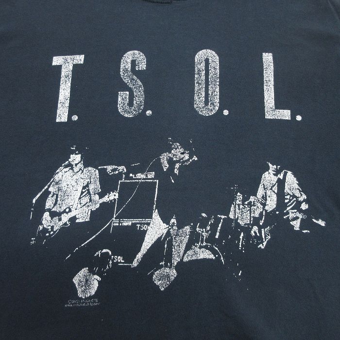 L/古着 半袖 ビンテージ ロック バンド Tシャツ メンズ 00s TSOL  