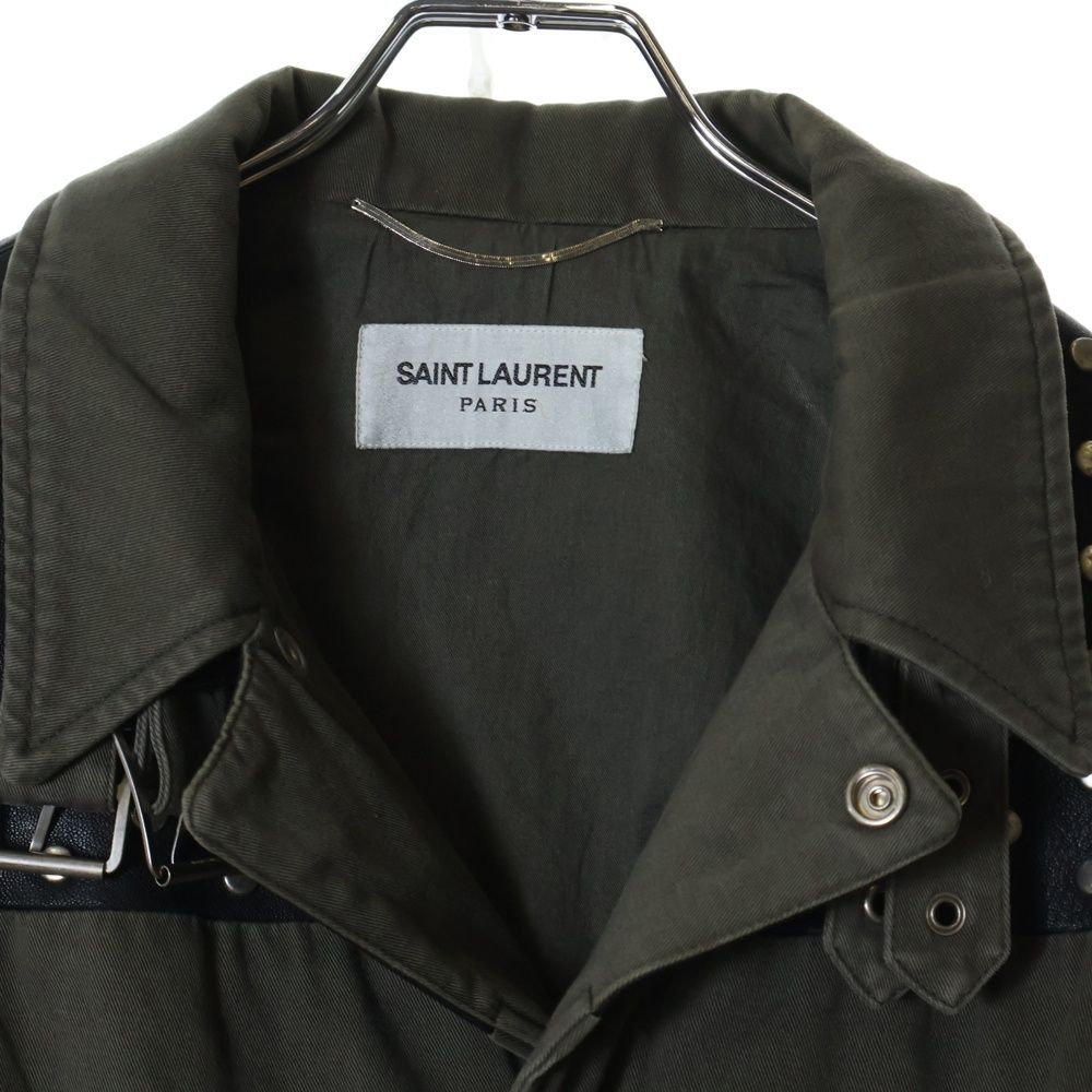 SAINT LAURENT PARIS (サンローランパリ) スタッズ ミリタリー