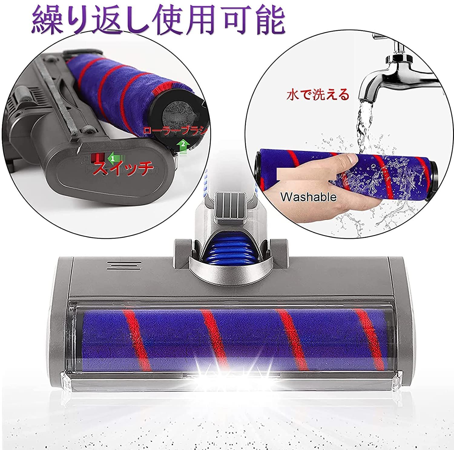 【新品・未使用】Dyson 純正 ヘッド V7.V8.SV11.SV10 楽天市場】Dyson 純正 ダイソン ソフトローラークリーナーヘッド