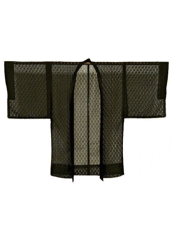 激レア アベイシングエイプ kimono shirt 羽織 刺繍 ブラック中古