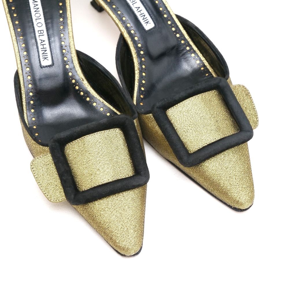 MANOLO BLAHNIK マノロブラニク MAYSALEBI ミュール サイズ38