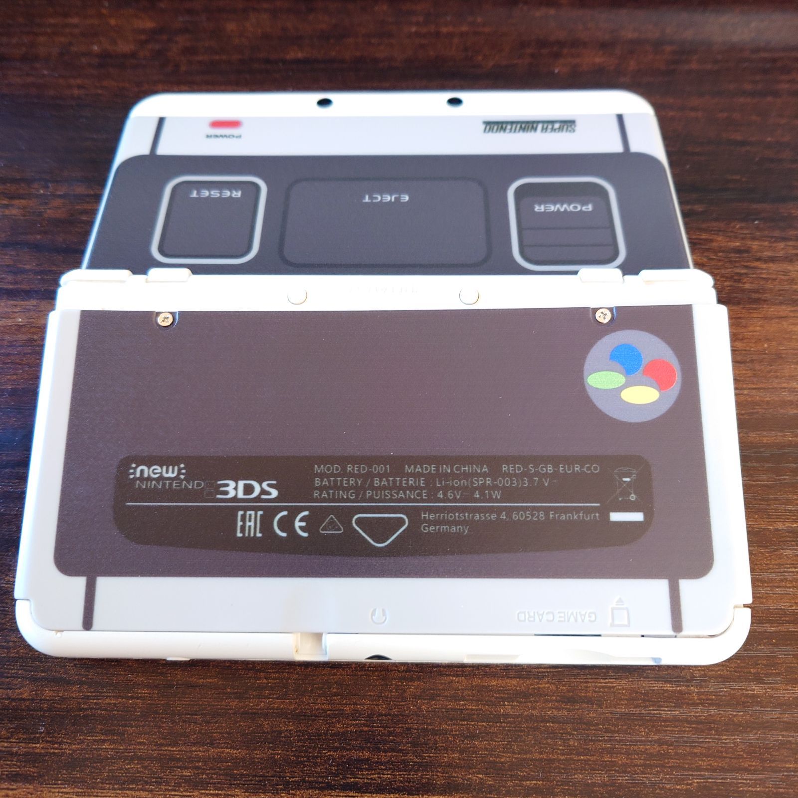 New 3ds きせかえプレート 着せ替えプレート カバー SFC風 ファミコン 