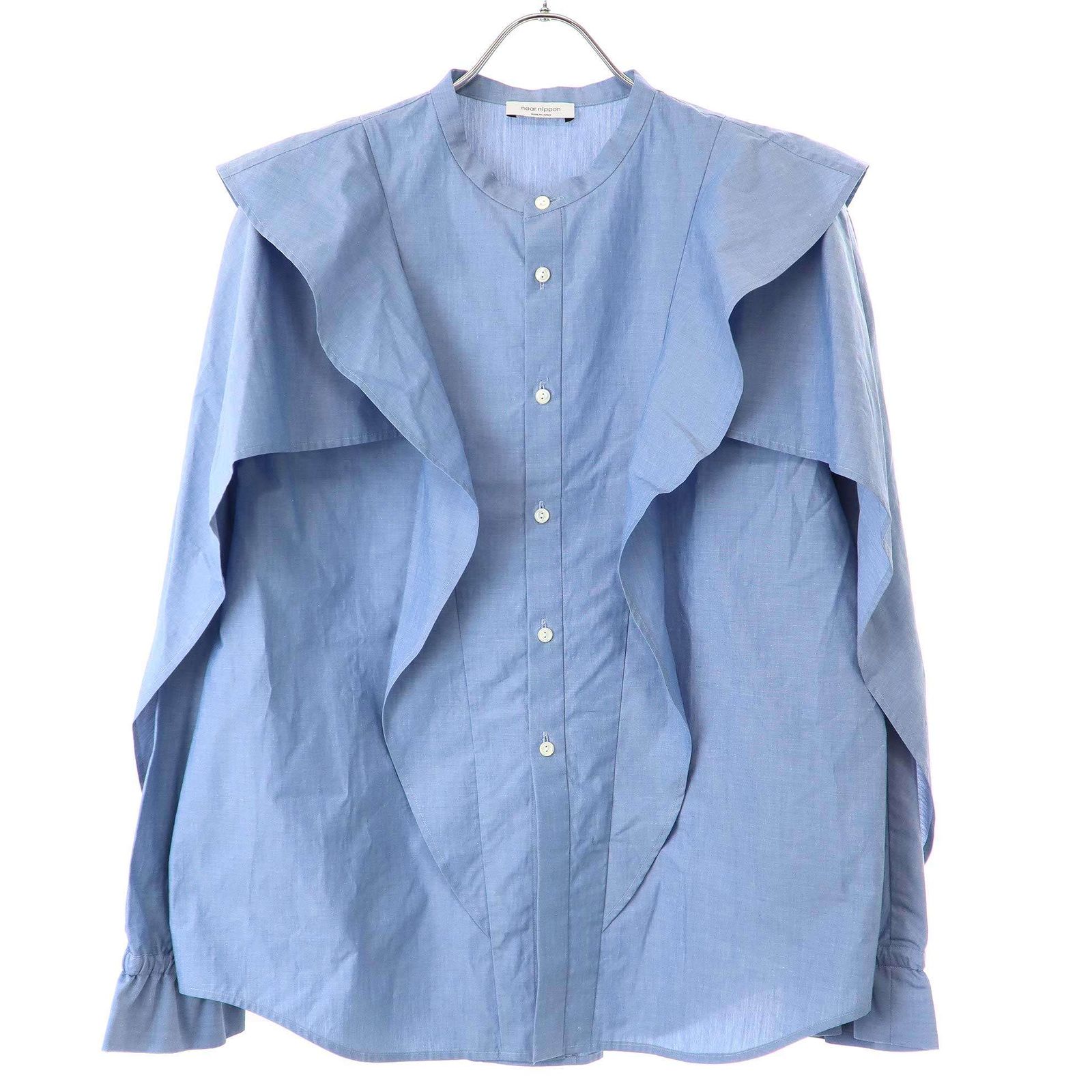 near.nippon ニアーニッポン 25SS フリルフレアスリーブブラウス