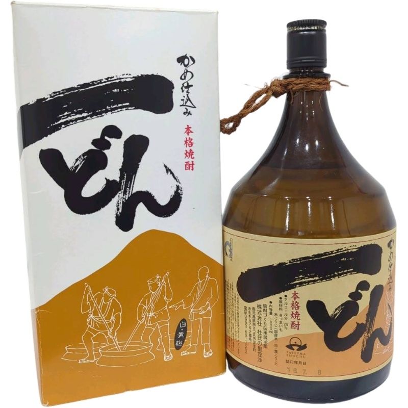 焼酎 一どん 1800ml 25度 杜氏の里笠沙 紙箱 【新品未開栓品】 12507K300 楽天市場】焼酎 一どん 1800ml 25度 杜氏の里笠沙 【新品未開栓