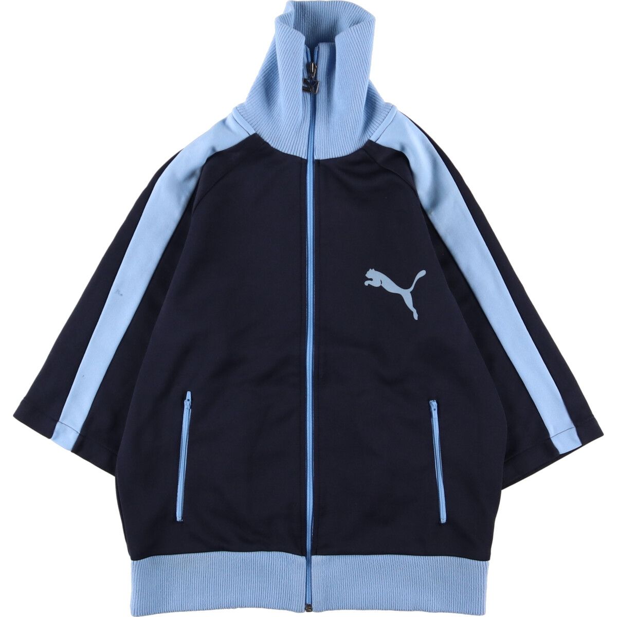 古着 90年代 プーマ PUMA 半袖 ジャージ トラックジャケット メンズS 
