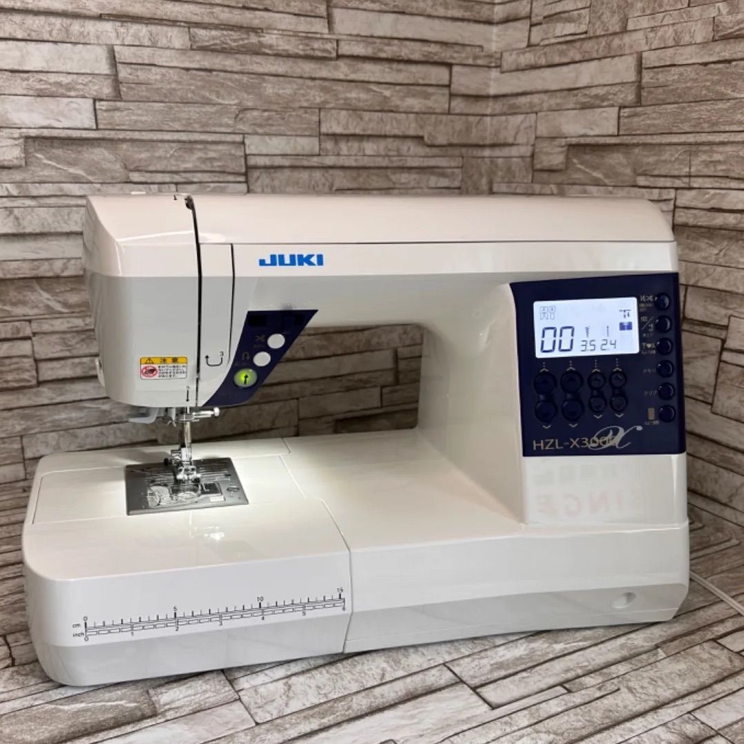JUKIコンピューターミシン☆美品☆HZL-X3000☆BOX 送りで厚物も縫え 
