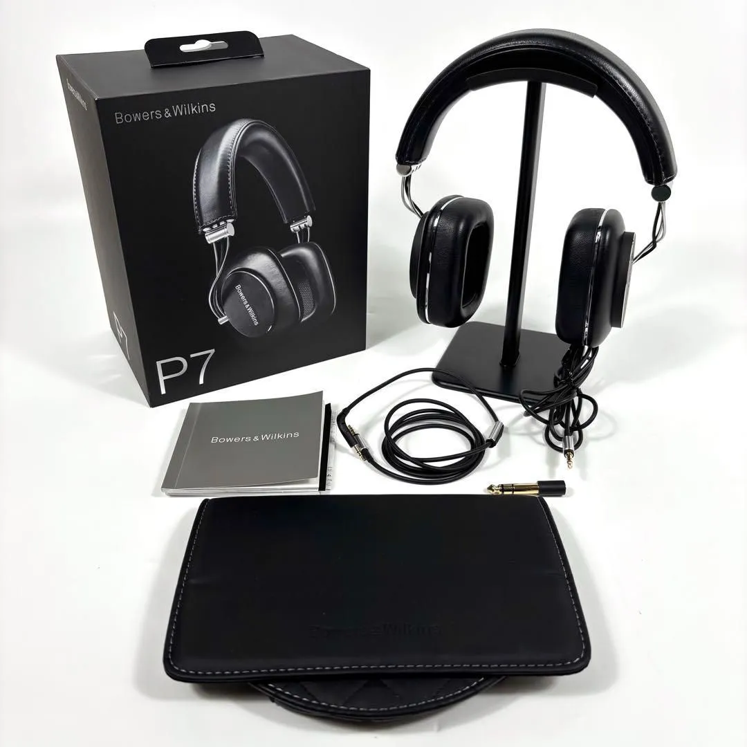 【極美品】Bowers ＆Wilkins P7 Fone de ouvido Bluetooth aptX Bowers & Wilkins P7 Wireless com