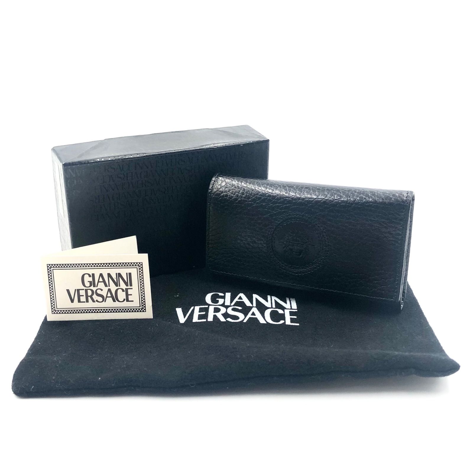 ジャンニヴェルサーチ キーケース 6連 メデューサ ブラック