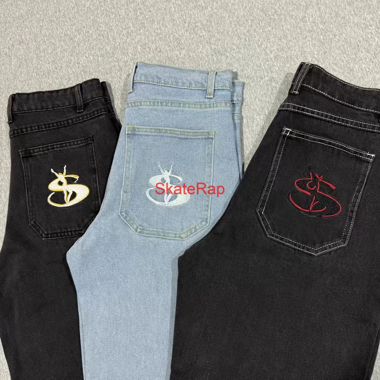 新品未使用 Yardsale Phantasy Jeans 刺繍 スケートボード ダイム 