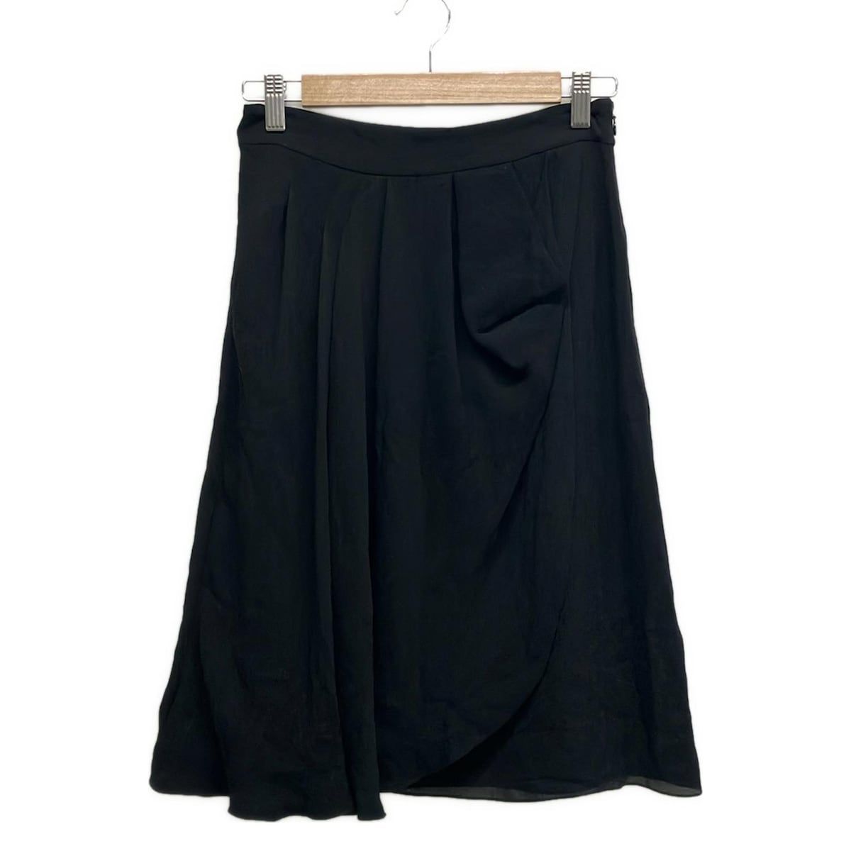 KENZO(ケンゾー) ロングスカート サイズ36 S レディース美品  - 黒 シルク