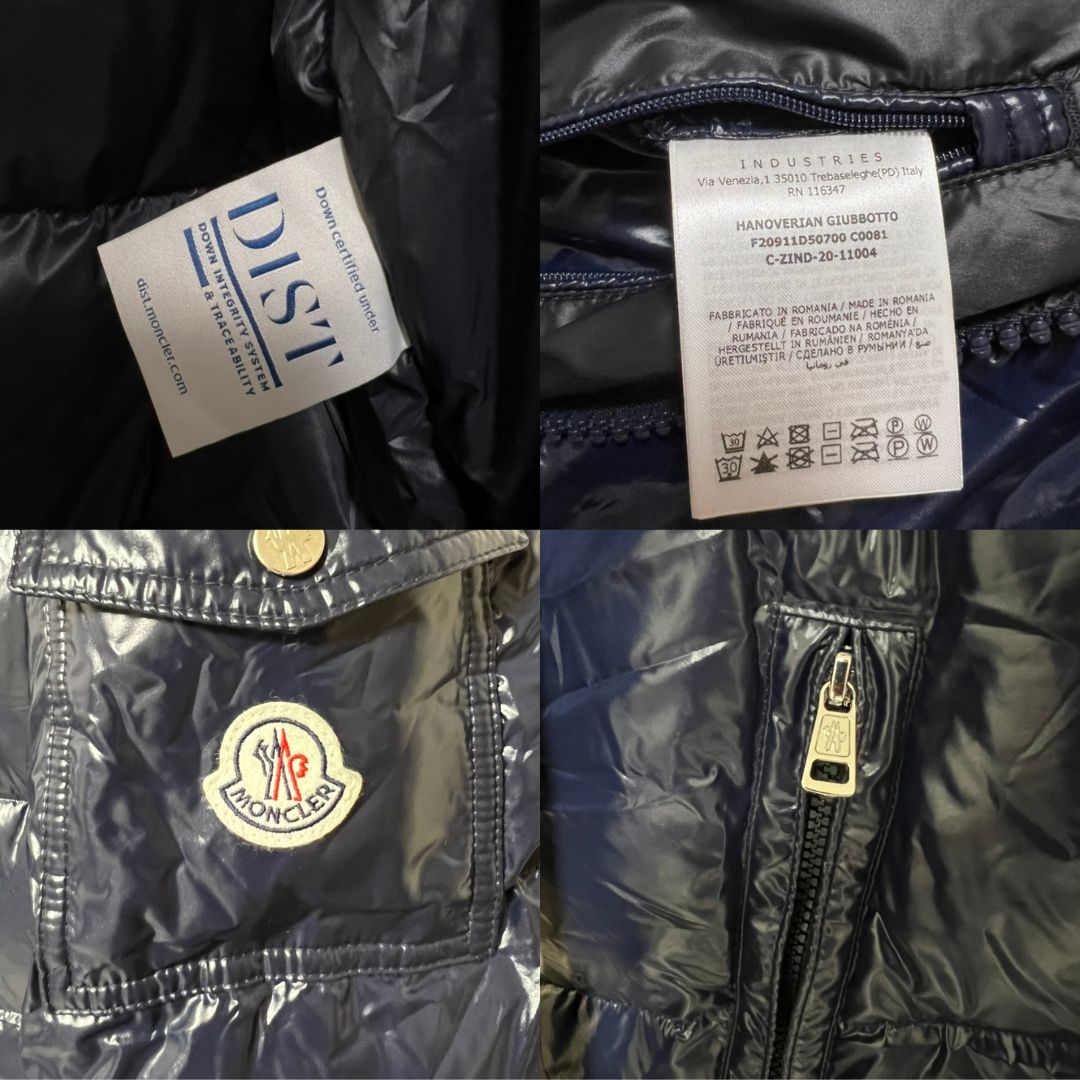 ☆新品未使用タグ付き☆MONCLER HANOVERIAN ダウンジャケット ネイビー