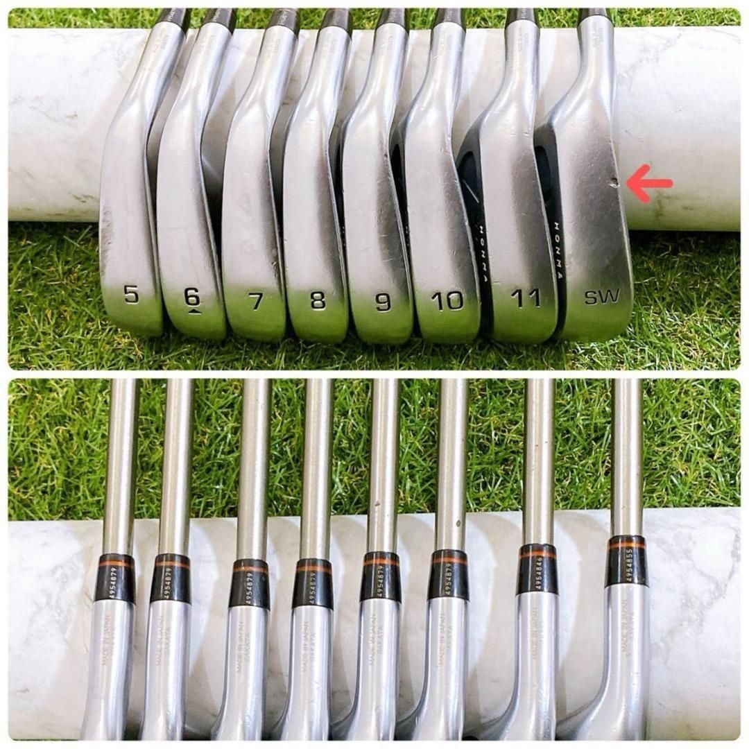 レフティ HONMA ATHPORT e+ ホンマ メンズアイアン 8本 左 R レフティ HONMA ATHPORT e+ ホンマ メンズアイアン 8本 左 R