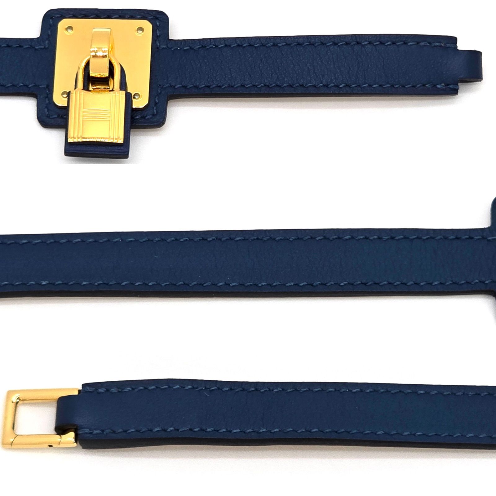 HERMES エルメス オーケリー ドゥブルトゥール レザー ブレスレット 2  