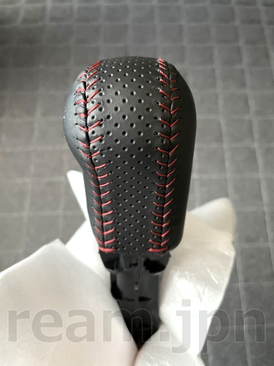 新品 ホンダ純正 N-BOX JF3 JF4 本革 シフトノブ レッドステッチ 新品 ホンダ純正 N-BOX JF3 JF4 本革 シフトノブ レッドステッチ