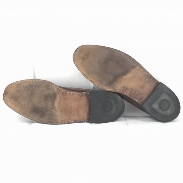 70s以前?希少ビンテージ★フローシャイムFLORSHEIM★本革/グッドイヤー製法/ロングウイングチップ【10C/27.0程度/ブラウン】◆XC-93 70s以前?希少ビンテージ☆フローシャイムFLORSHEIM☆本革/グッドイヤー