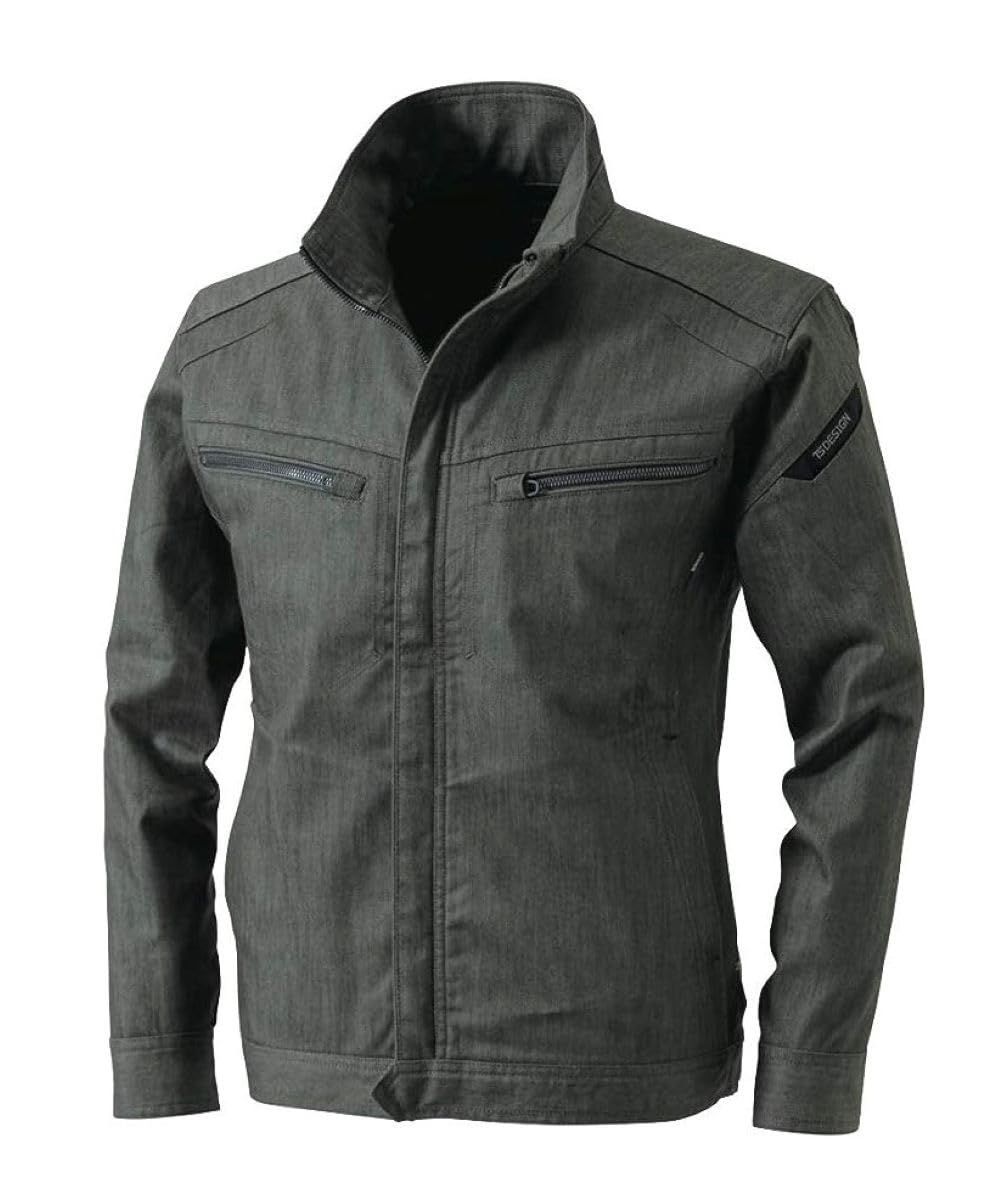 TS DESIGN TS LAYERED TWILL ロングスリーブジャケット オールシーズン用 カーキグリーン 5316 58 LL