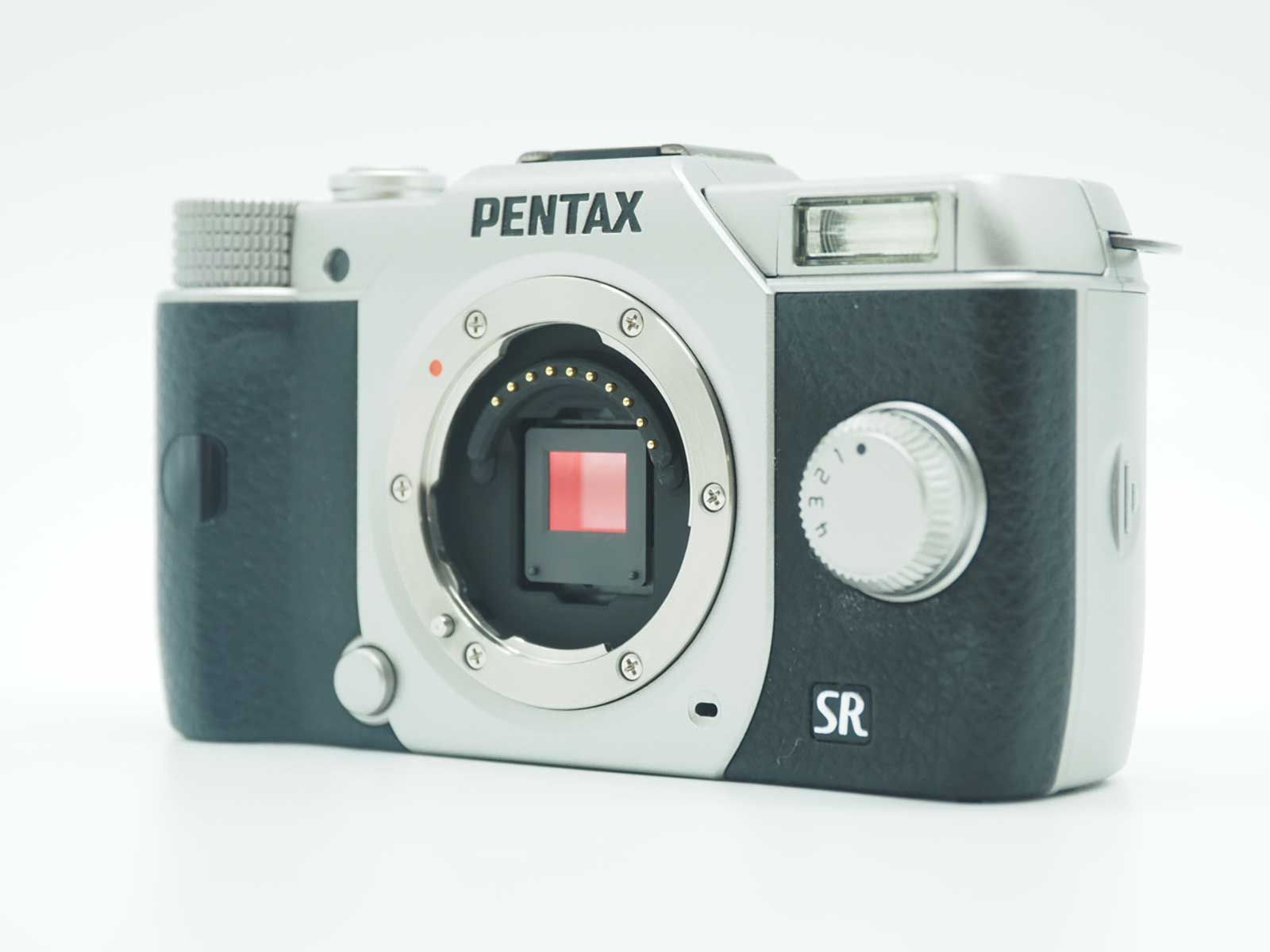  ペンタックス Pentax Q 10 Silver 12 4 MP Digital Camera 02 Lens Kit Japan Z 5557 A ミラーレス一眼 デジタルカメラ