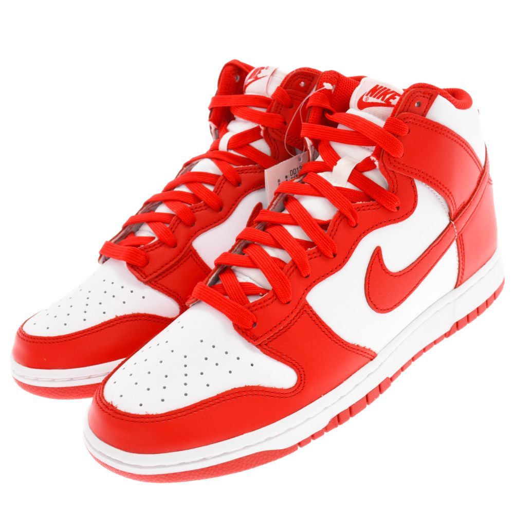 NIKE (ナイキ) DUNK HI RETRO CHAMPIONSHIP WHITE AND RED