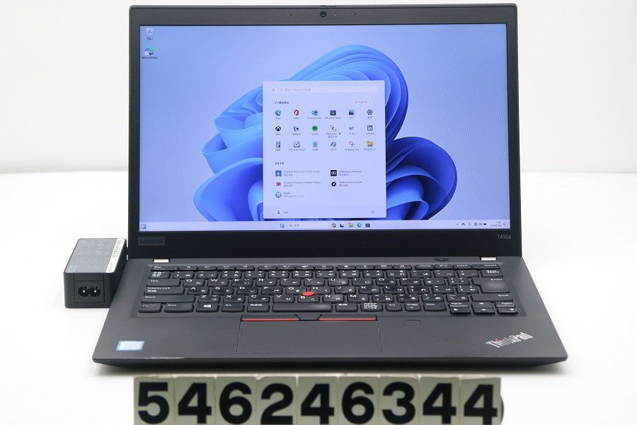 Lenovo ThinkPad T490s Core i5 8265U 1.6GHz/16GB/256GB(SSD)/14W/FHD(1920x1080)/Win11 【546246344】