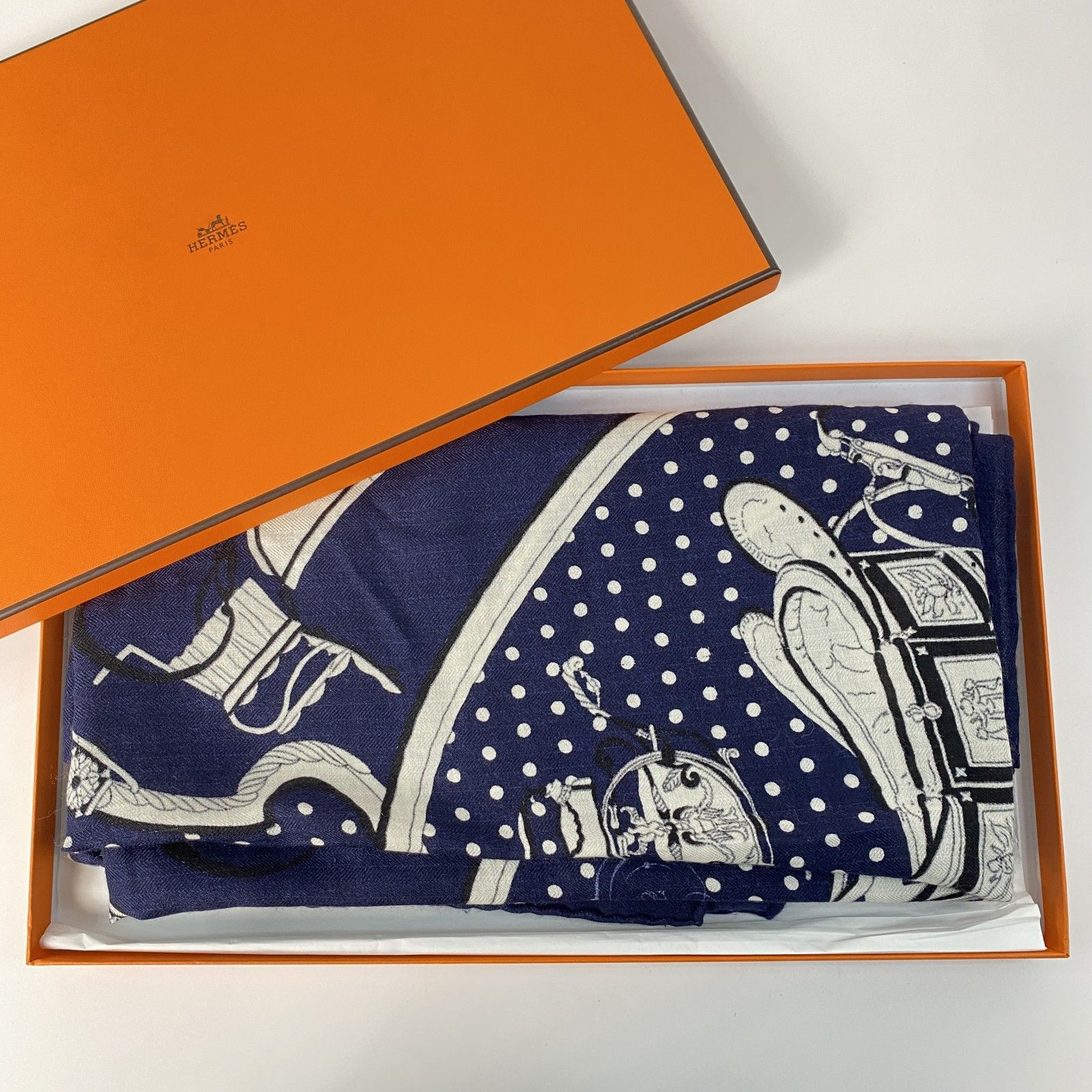 エルメス HERMES レディース カレジェアン スプリングス 140 カシミア