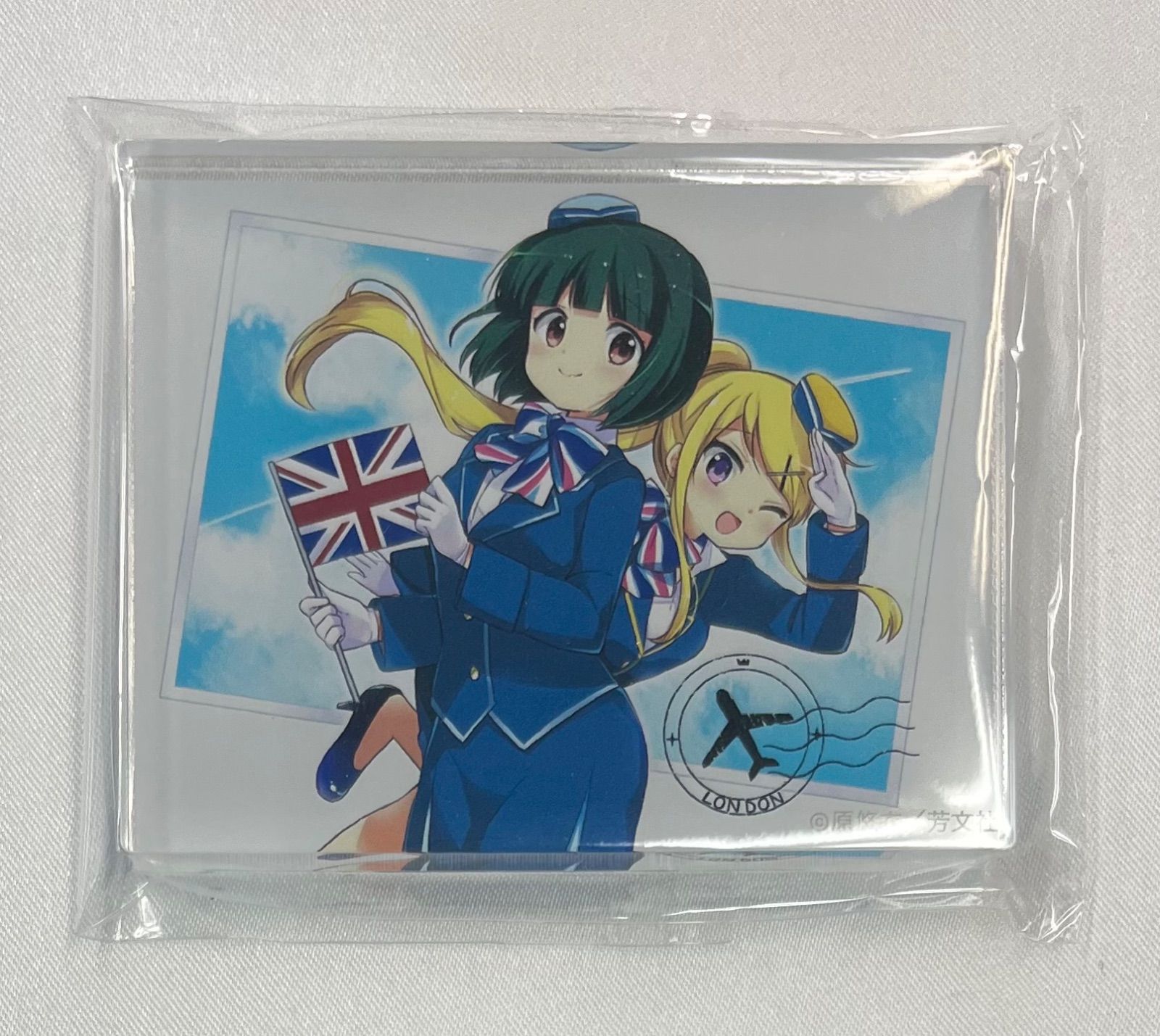九条カレン 大宮忍 アクリルブロック まんがタイムきらら展