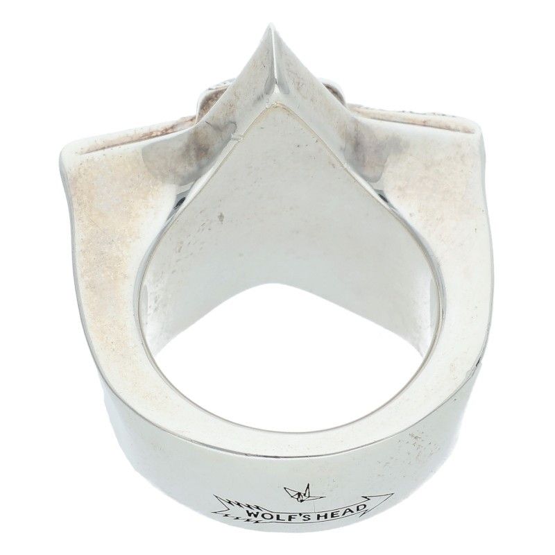 ウルフズヘッド ×ウノピュウノウグァーレトレ 1piu1uguale3 スターダイヤリング メンズ 11号 WWW_SHINETEETH_COM