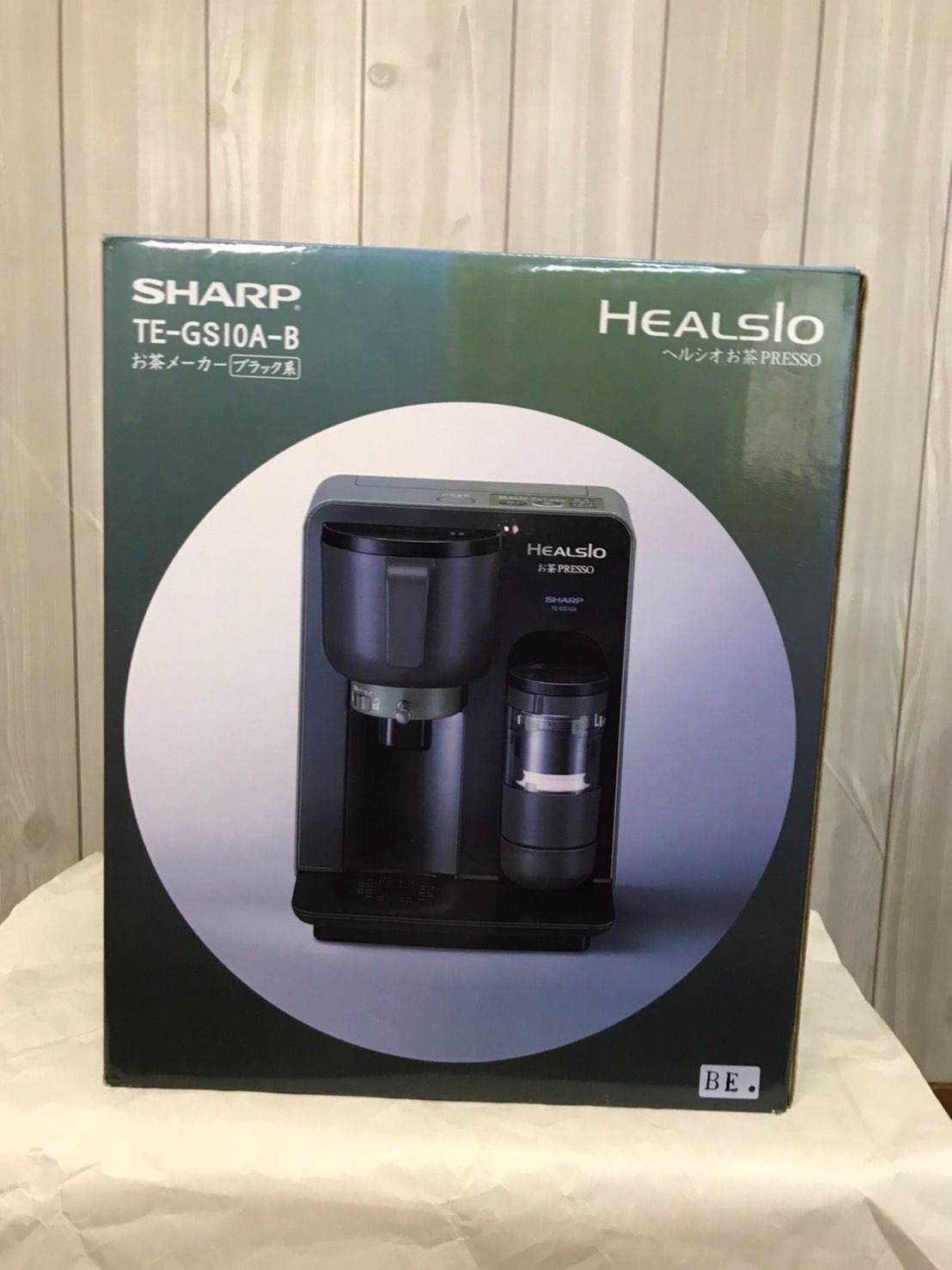 シャープ ヘルシオ(HEALSIO) お茶プレッソ ブラック TE-GS10A-B - メルカリ