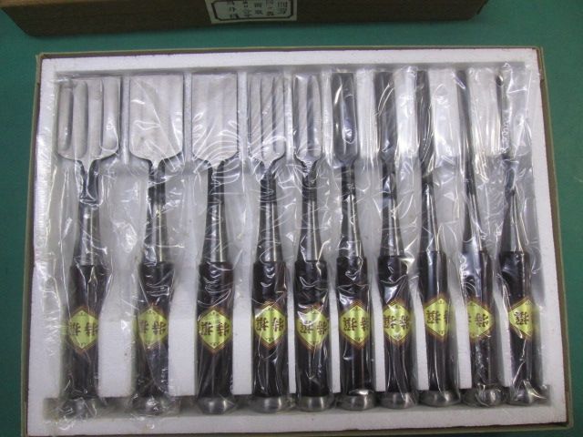 ♥ 大 上 優良 組鑿 のみ|ノミ 10本組 本場 特選 1018BI PT-1S