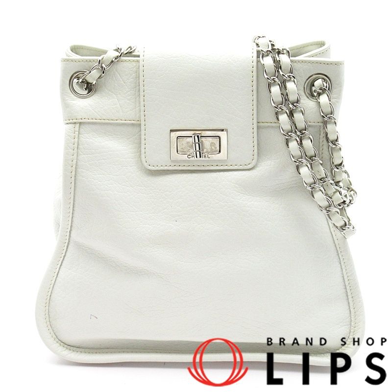 シャネル 2.55 チェーンショルダーバッグ レザー レディース  