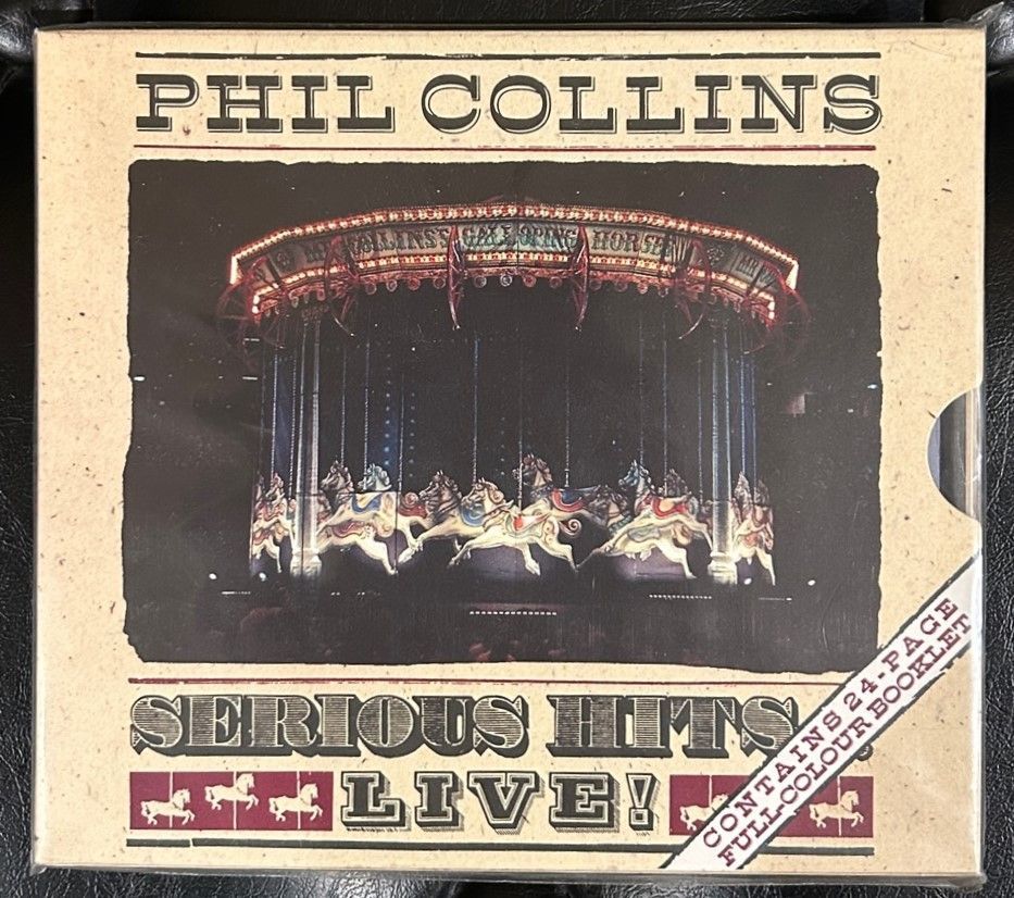 【外箱、ブックレット付CD】Phil Collins 「SERIOUS HITS LIVE！」フィル・コリンズ