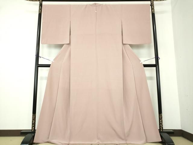 平和屋着物●上質な色無地 鴇浅葱色 正絹 DAAY1537ps