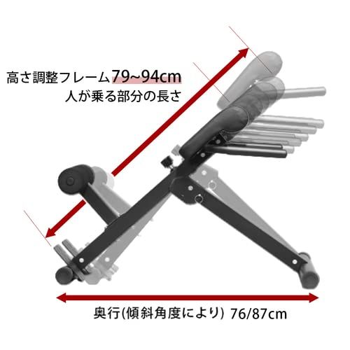 耐荷重110kg 角度調整機能
