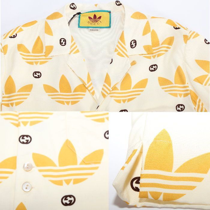 新品同様品❣️グッチトレフォイル総柄アディダスコラボ❣️xs可愛い 楽天市場】≪ 新品 ≫ adidas x Gucci メンズ トレフォイル