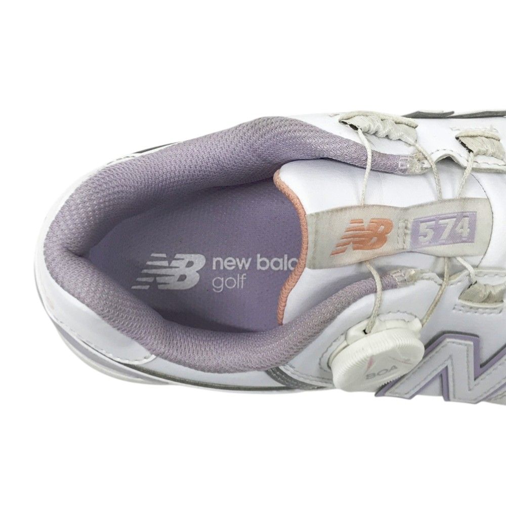 極美品【ニューバランス】（23EE）ゴルフシューズ WGBS574W BOA New Balance Golf ニューバランスゴルフ new balance WGBS574 W