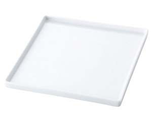 ラ559-028 TUBE WHITE 21 cmスクウェアプレート