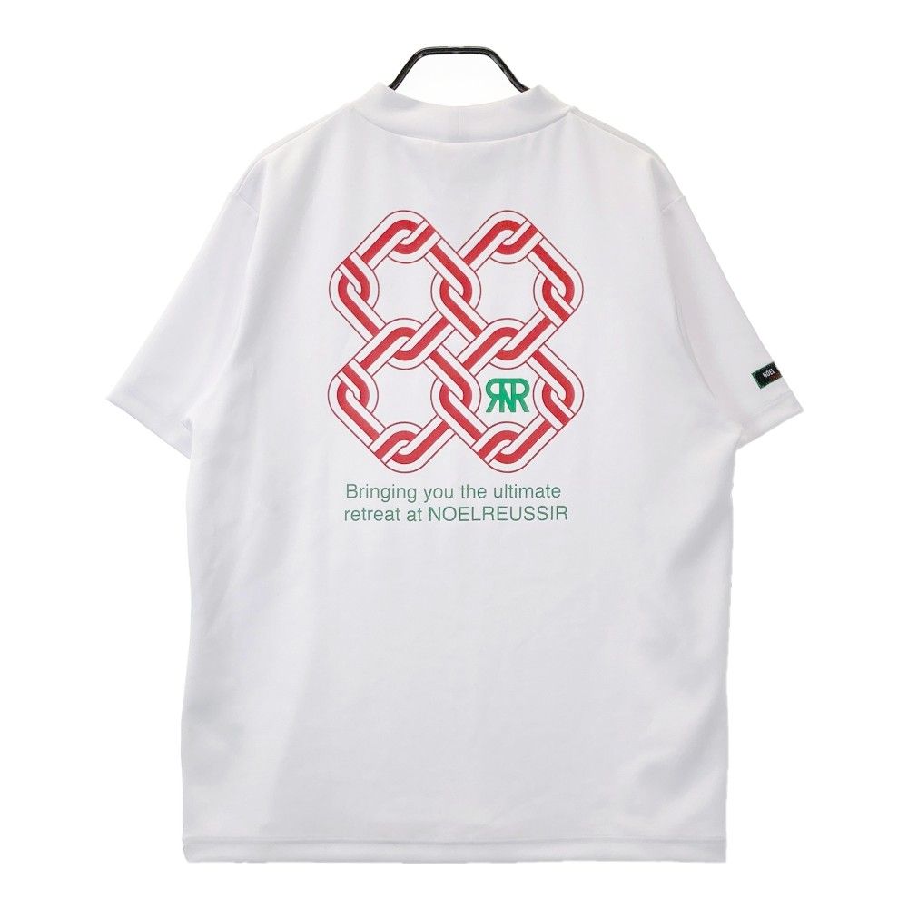 サイズ：3 NOEL REUSSIR ノエルレシール  ハイネック 半袖Tシャツ  ホワイト系 [240101503846] ゴルフウェア メンズ ストスト サイズ：3 NOEL REUSSIR ノエルレシール ハイネック 半袖Tシャツ