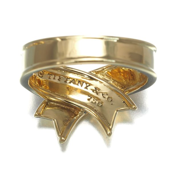 ティファニー リング リボン 9号 K18YG #168620 - メルカリ 