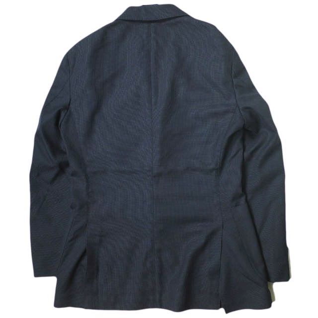 BEAMS F ビームスエフ イタリア製 HOPSACK 3 BUTTON JACKET ホップサック3Bジャケット 21-16-1592-598 44  NAVY テーラード アウター g18890 - メルカリ