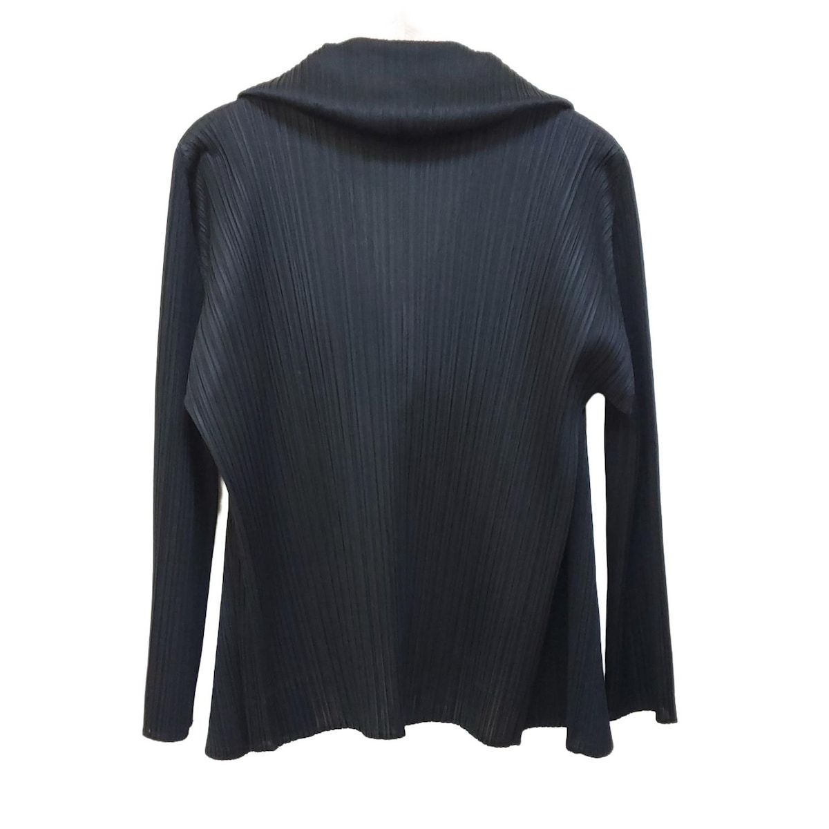 PLEATS PLEASE プリーツプリーズ カーディガン サイズ3 L レディース - 黒 長袖|プリーツ